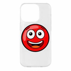 Чехол для iPhone 14 Pro Funny Red Ball - PrintSalon