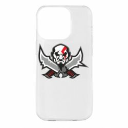 Чехол для iPhone 14 Pro God of war Kratos vector - PrintSalon