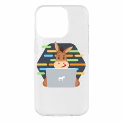 Чехол для iPhone 14 Pro Horse hacker - PrintSalon