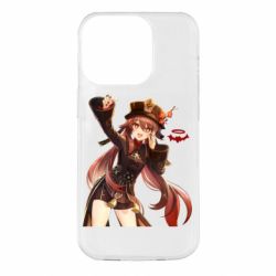 Чехол для iPhone 14 Pro Ху Тао Геншин - PrintSalon