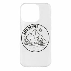 Чехол для iPhone 14 Pro I hate people - camper - PrintSalon