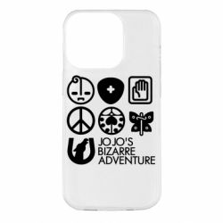 Чохол для iPhone 14 Pro JoJo Symbols - PrintSalon