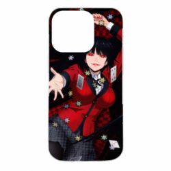 Чехол для iPhone 14 Pro Kakegurui - Yumeko Jabami - PrintSalon