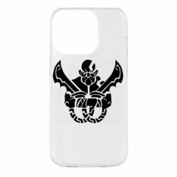 Чехол для iPhone 14 Pro Kratos silhouette - PrintSalon