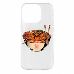 Чехол для iPhone 14 Pro Kurama in ramen - PrintSalon