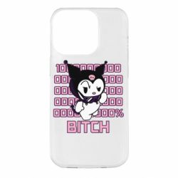Чехол для iPhone 14 Pro Kuromi bitch - PrintSalon