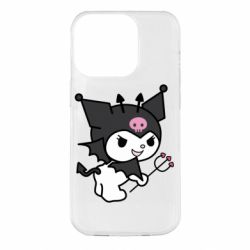 Чохол для iPhone 14 Pro Kuromi devil - PrintSalon