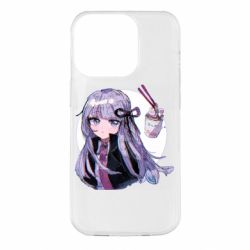 Чехол для iPhone 14 Pro Kyoko Kirigiri glitch art - PrintSalon