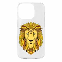 Чехол для iPhone 14 Pro Lion art - PrintSalon