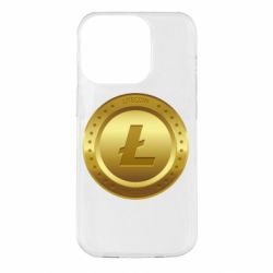 Чехол для iPhone 14 Pro Litecoin coin - PrintSalon