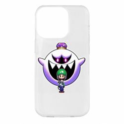 Чохол для iPhone 14 Pro Luigi and King Boo - PrintSalon