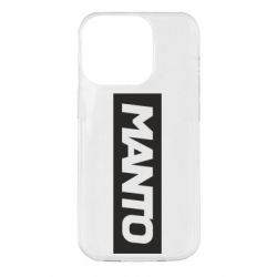 Чехол для iPhone 14 Pro Манто лого - PrintSalon