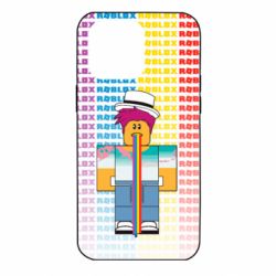 Чехол для iPhone 14 Pro Max 3D Roblox Rainbow - PrintSalon