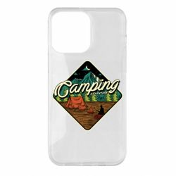 Чехол для iPhone 14 Pro Max Camping and forest - PrintSalon