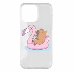 Чехол для iPhone 14 Pro Max Capybara Chilling - PrintSalon