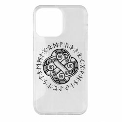 Чехол для iPhone 14 Pro Max Celtic Dragon and Runes - PrintSalon