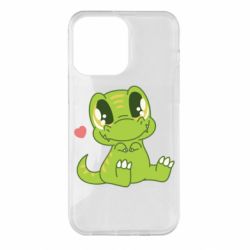 Чехол для iPhone 14 Pro Max Cute dinosaur - PrintSalon