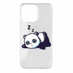 Чехол для iPhone 14 Pro Max Cute panda sleeping - PrintSalon