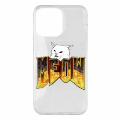 Чехол для iPhone 14 Pro Max Doom меов cat - PrintSalon