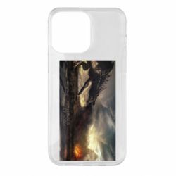 Чохол для iPhone 14 Pro Max Дракон арт - PrintSalon