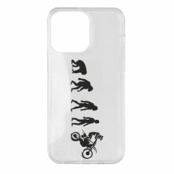 Чехол для iPhone 14 Pro Max Эволюция мотоциклиста - PrintSalon