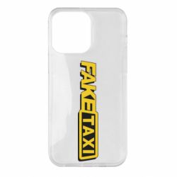 Чехол для iPhone 14 Pro Max Fake taxi logo 2 - PrintSalon