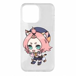 Чехол для iPhone 14 Pro Max Genshin Impact chibi Diona - PrintSalon