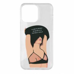Чехол для iPhone 14 Pro Max Gentleman Is Simply A Patient Wolf - PrintSalon