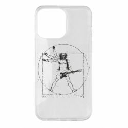 Чехол для iPhone 14 Pro Max Guitarist Da Vinci - PrintSalon