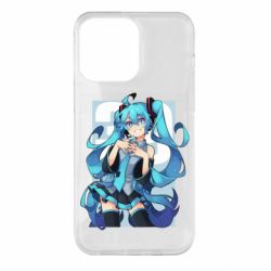 Чехол для iPhone 14 Pro Max Hatsune Miku art - PrintSalon