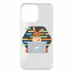 Чехол для iPhone 14 Pro Max Horse hacker - PrintSalon