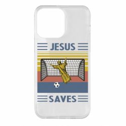 Чехол для iPhone 14 Pro Max Jesus will save - PrintSalon