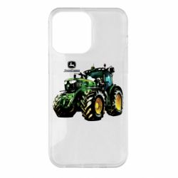 Чохол для iPhone 14 Pro Max John Deere Tractor and logo - PrintSalon