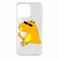 Чехол для iPhone 14 Pro Max Капибара Программист - PrintSalon