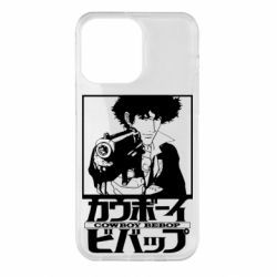 Чехол для iPhone 14 Pro Max Ковбой Бибоп с ружьем - PrintSalon