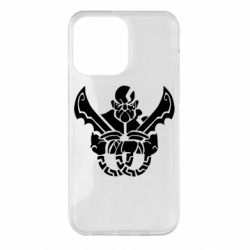 Чехол для iPhone 14 Pro Max Kratos silhouette - PrintSalon