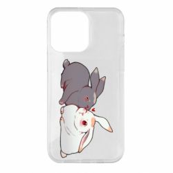 Чехол для iPhone 14 Pro Max Кролики Вэй и Лань - PrintSalon