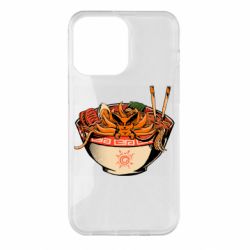 Чехол для iPhone 14 Pro Max Kurama in ramen - PrintSalon