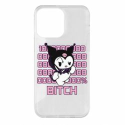 Чехол для iPhone 14 Pro Max Kuromi bitch - PrintSalon