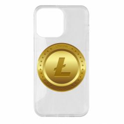 Чехол для iPhone 14 Pro Max Litecoin coin - PrintSalon