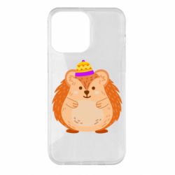 Чехол для iPhone 14 Pro Max Little hedgehog in a hat - PrintSalon
