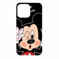 Чехол для iPhone 14 Pro Max Mickey Kiss - PrintSalon
