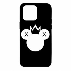 Чехол для iPhone 14 Pro Max Mickey with a crown - PrintSalon