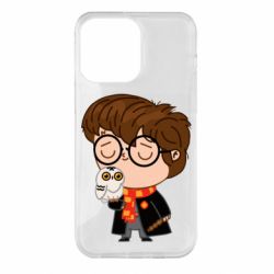 Чехол для iPhone 14 Pro Max Милый Гарри с совой - PrintSalon