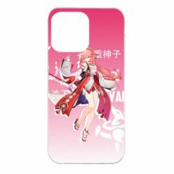 Чохол для iPhone 14 Pro Max Mischievous Yae Miko - PrintSalon