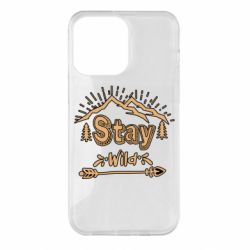 Чехол для iPhone 14 Pro Max Mountains - Stay Wild - PrintSalon