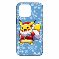 Чохол для iPhone 14 Pro Max Santa Claus Pikachu - PrintSalon