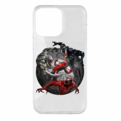 Чохол для iPhone 14 Pro Max Сімбіоти і людина павук - PrintSalon