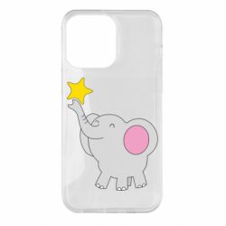 Чехол для iPhone 14 Pro Max Слон со звездочкой - PrintSalon