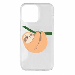 Чехол для iPhone 14 Pro Max Sloth on a branch - PrintSalon